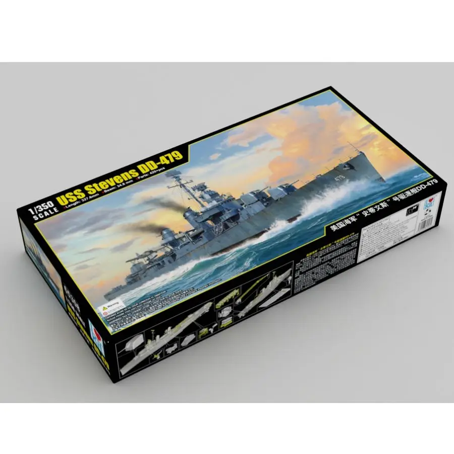 عازف البوق 65308 1:350 يو اس اس ستيفنز (DD-479) مجموعة نماذج الجمعية المدمرة