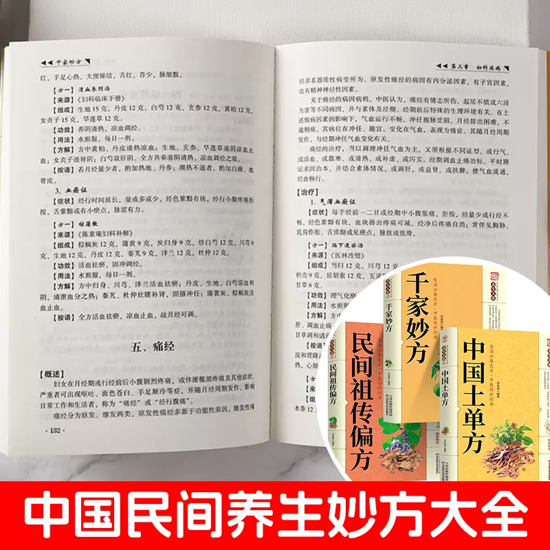 Folk Secret Prescriptions Collection, Practical Family Health Book, Traditional Chinese Medicine Health Maintenance Guide