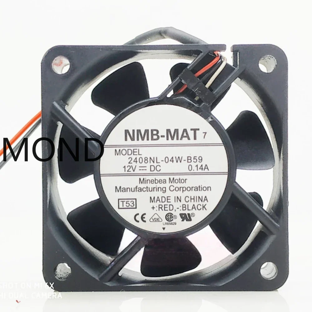 2408NL-04W-B50 2408NL-04W-B56 2408NL-04W-B59 Server Fan for NMB NMB-MAT High Air Axial Flow CPU Inverter Cooling Fan 6020 6CM