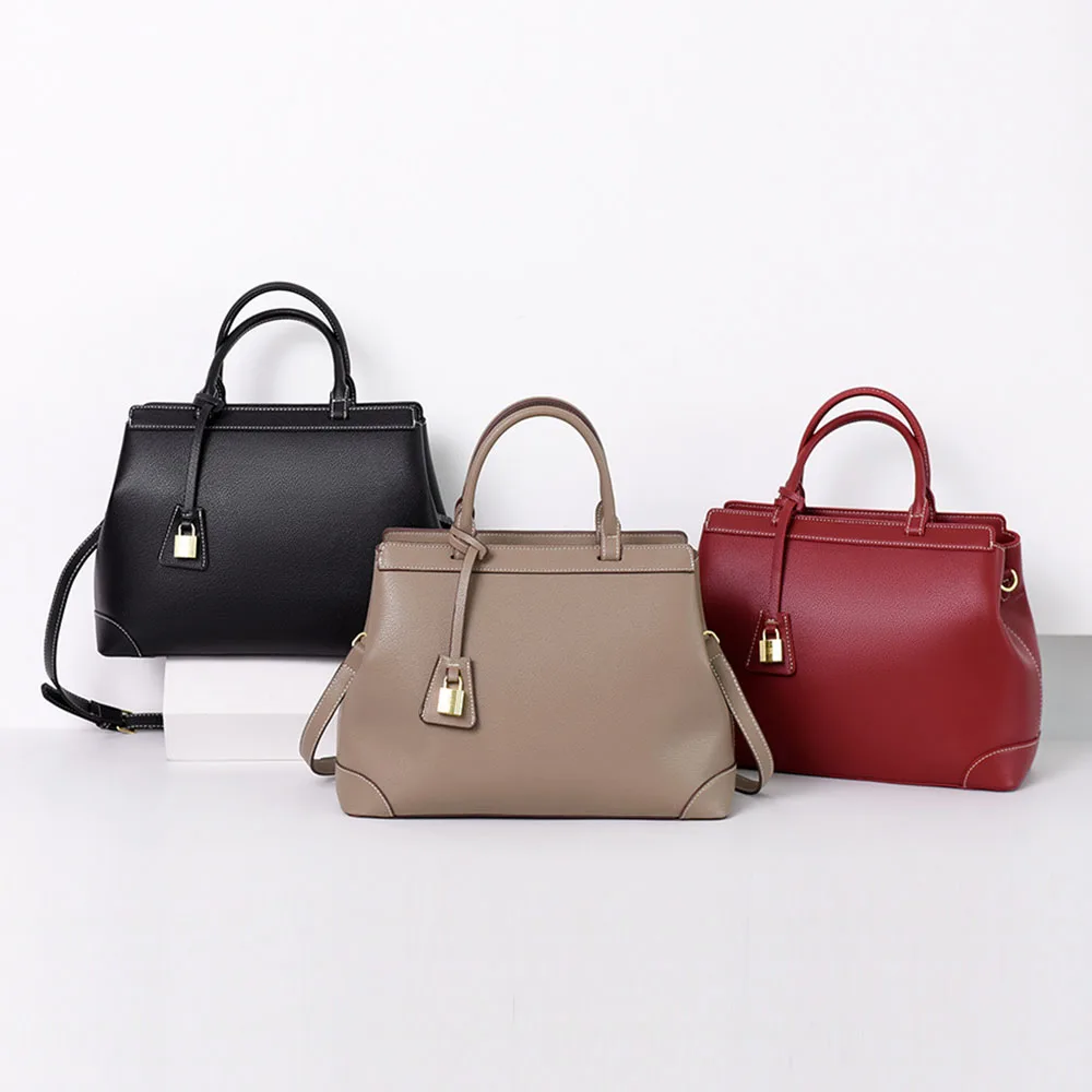 Casual Style Women's Handbag Minimalist Simple Design Shoulderbag New Fashion Solid Color Bag Portable Daily Bags For Women