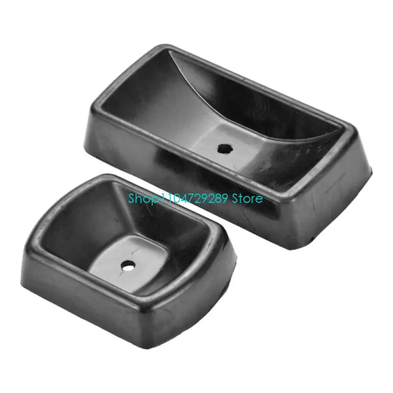 D8KE Rubber Wheel Holder Cups for Caster Contact Point Compacted Garage Block for Trailers Vehicle Maintenance and Repair Work 2