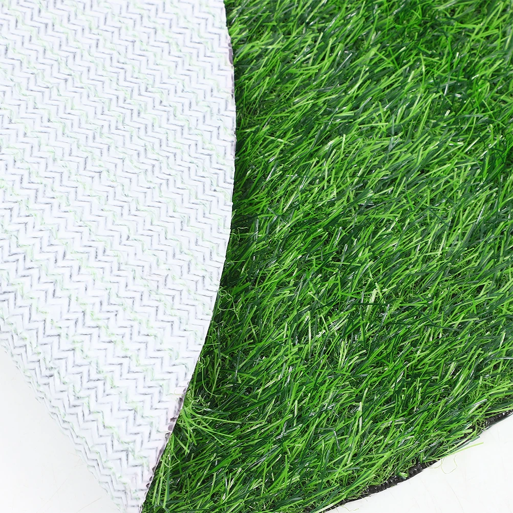 

Fake Grass Rug 80cm Round 2.5cm High Artificial Grass Mat for Table Decor Manhole Cover Lawn Patio Indoor Outdoor Use