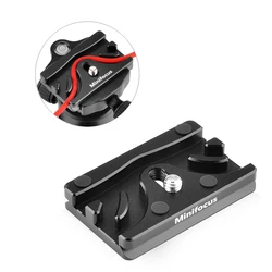 Camera Tether Cable Clamp Block Curve Tether with Arca Quick Release Plate Protector Tools for Camera SLR DSLR Tripod Ball Head