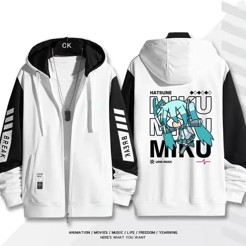 هاتسون ميكو أنيمي الإبداعية kawaii الطرفية ميكو مقنعين البلوز لطيف 2D ميكو سترة الخريف تأثيري الملابس هدية بالجملة #5