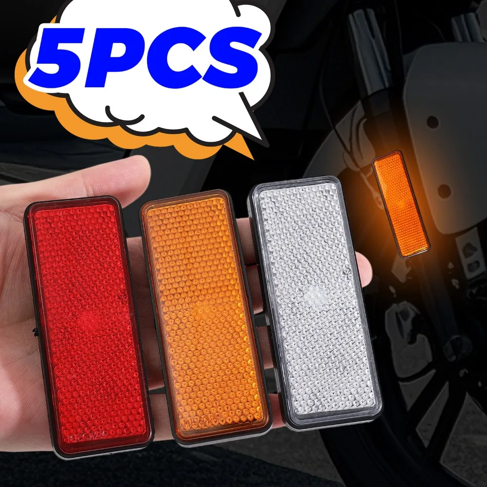 

Автомобильный отражатель заднего бампера, грузовик, прицеп, светоотражающая предупреждающая пластина высокой интенсивности, универсальный мотоцикл, электронный велосипед, квадроцикл, автозапчасти