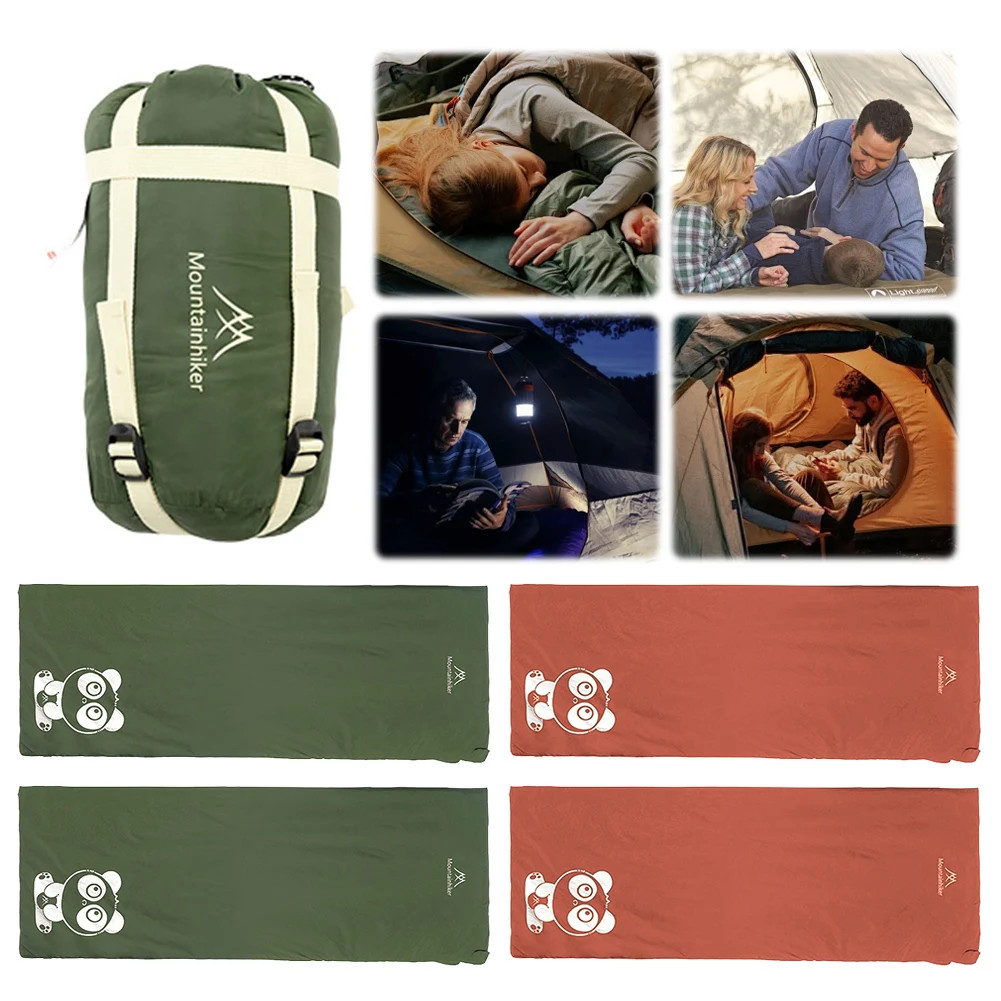 

Сверхлегкий спальный мешок с компрессионным мешком, спальный мешок для кемпинга, водонепроницаемый легкий спальный мешок для альпинизма, кемпинга