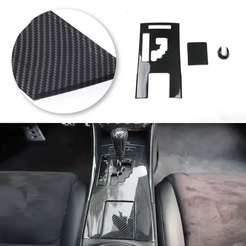 Car ABS Interior Central Gear Shift Panel Frame Trim Accessories For Lexus IS250 IS300 2006 2007 2008 2009 2010 2011 LHD/RHD