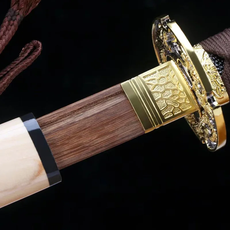 One-piece Iaido Sword Wooden Knife With Sheath Bamboo Sword Martial Arts Training Props Pluck And Chop.