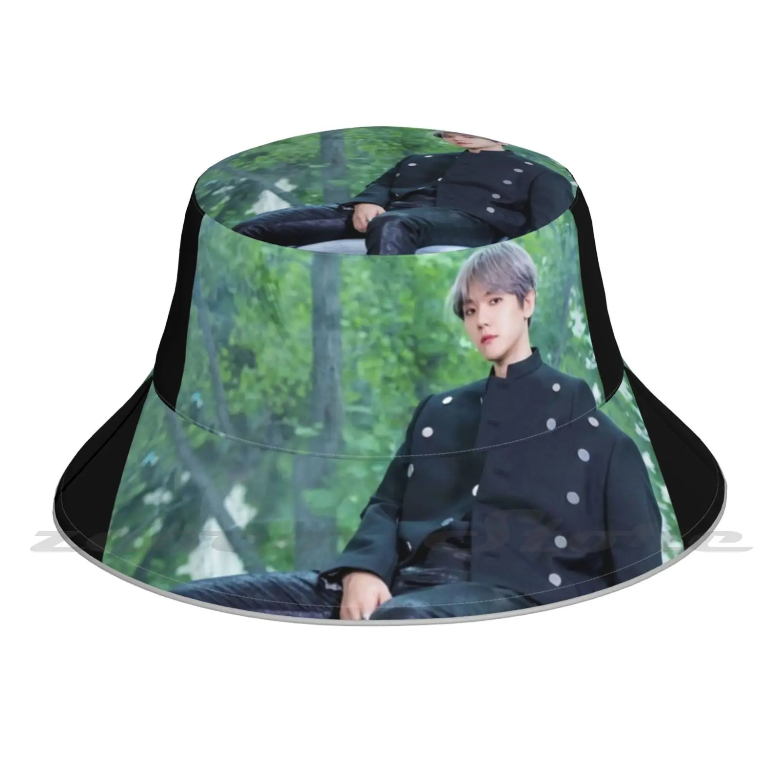 Baekhyun Bucket Hat Outdoor Sports Breathable Present Fashion Cap Baekhyun Baekhyun Byun Baekhyun Delight Candy Un Village Moon