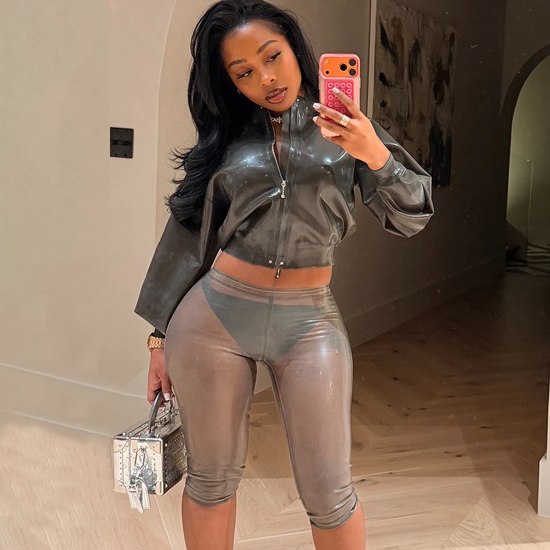Women Fashion Hipster 2026 Summer  See Through Shorts Pants  Trend Wild Elastic Waist Classic Basic Streetwear Buttoms