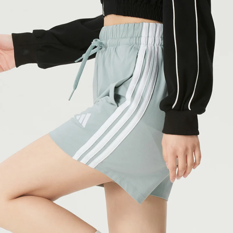 

Adidas Women's Spring New Knit Shorts Loose Breathable Running Casual 3-Point Shorts KR2725
