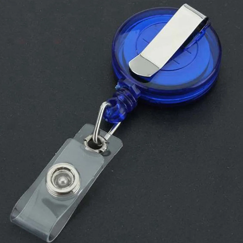 12Pcs Retractable Badge Reel Cartoon Id Badge Holder Clip Rotatable Stainless Alligator Clip for Office Meeting Nurses Students