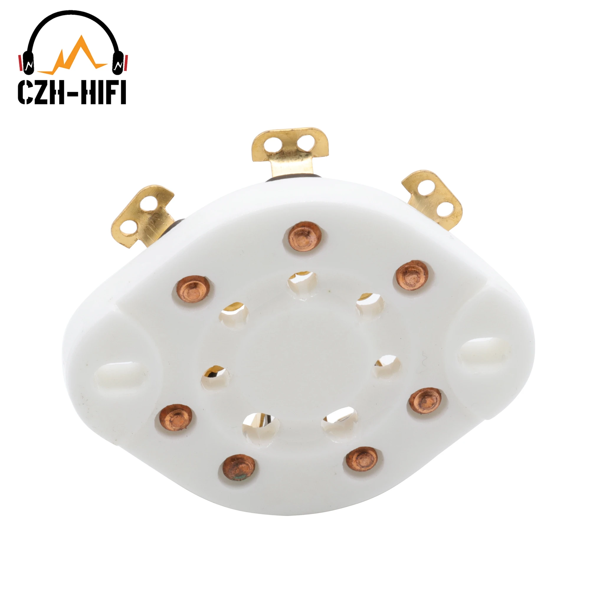 1pc 7pin Ceramic Tube Socket Valve Base For  FU-25 1625 6A6 826 832 Vintage Audio Amplifier DIY