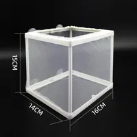 Aquarium Fish Breeding Breeder Box Baby Fish Hatchery Isolation Net Box Fish Tank Hanging Incubator Box Aquarium Supplies