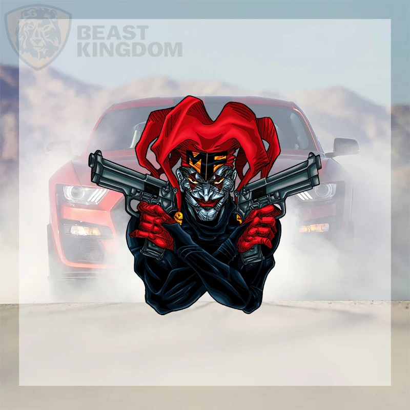 Car StickersCool Jester Graphic Design Digital File High Resolution for Apparel Printing Car Decoration Wall ArtDecals