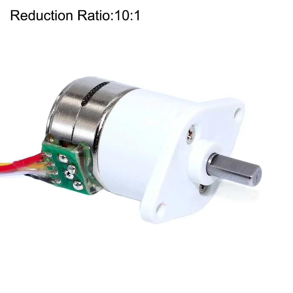 

GM12-15BY Permanent Magnet Mini DC Stepper Motor Reduction 2 Phase 4 Wire All Metal Gear 5V Brushless Motor