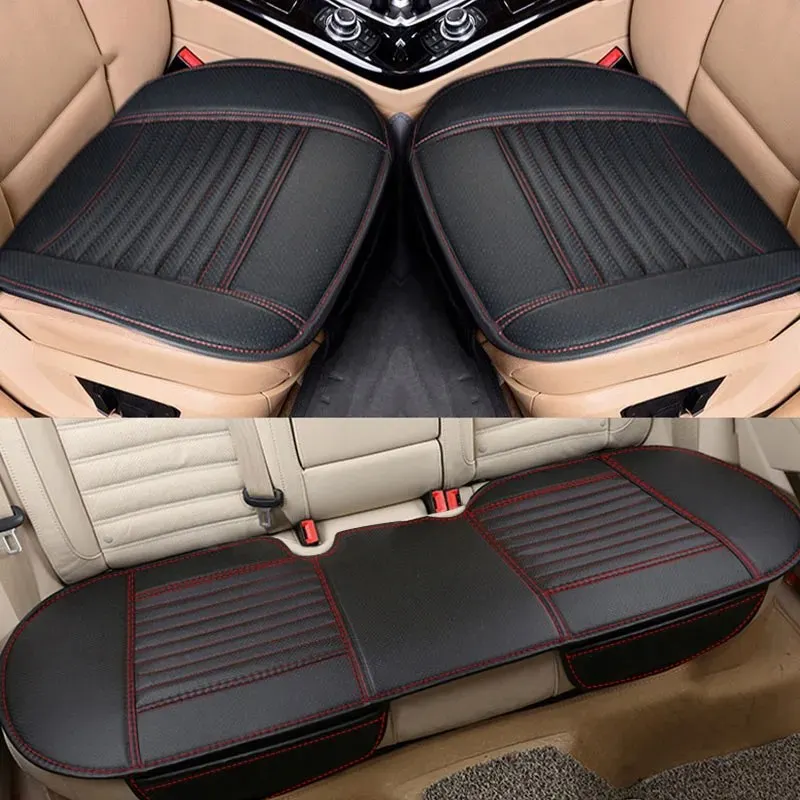 AUTOYOUTH Four Season Seat Cover PU Leather Car Seat Cushion Automobiles Seat Cover Universal Car Chair Protector Pad Mat Auto