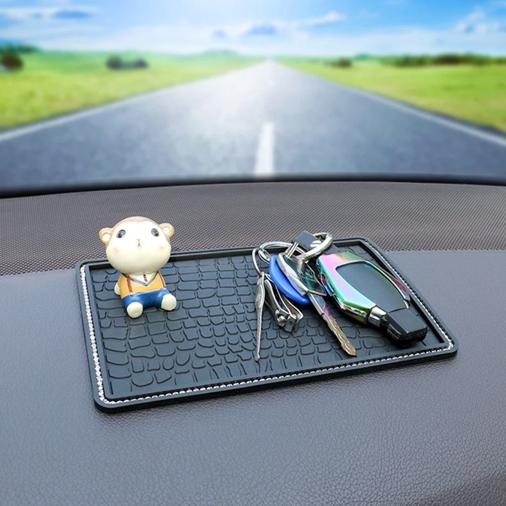 

Dashboard Mat Non-Slip Mounting Pad Premium Pvc Car Phone Holder Anti-Slip Mat For Car Dashboard Grip Pad Auto Accessories