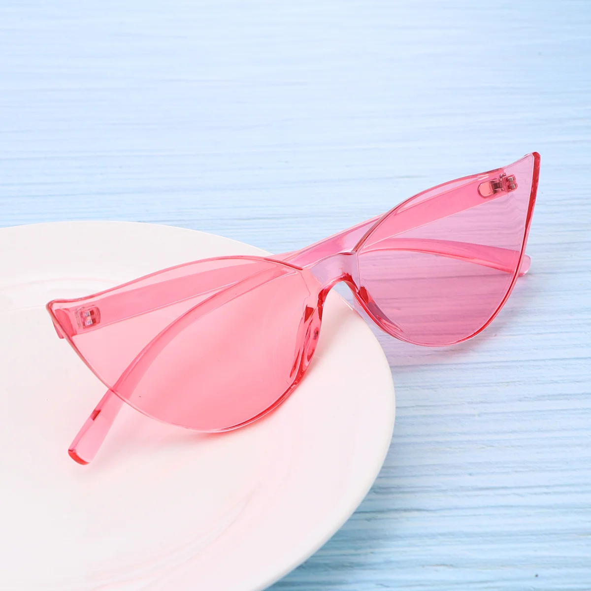 

Cat Eye Sunglasses Yellow Lightweight Fashion Eyewear For Women Uv Protection Beach Sunglasses For Beach