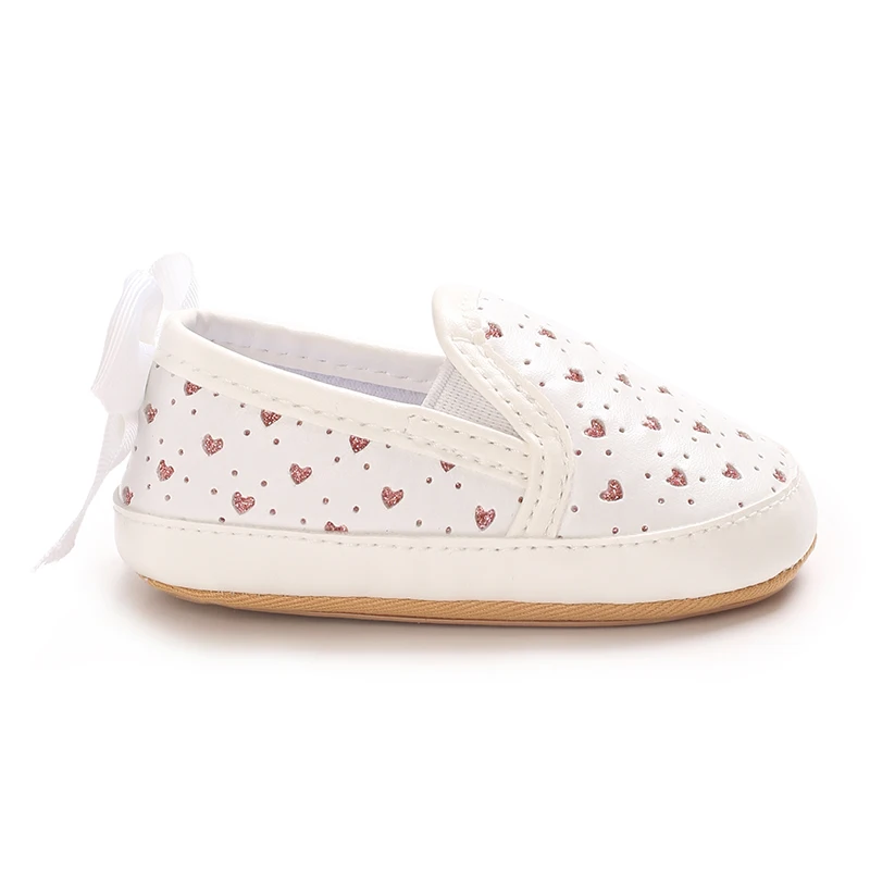 Comfortable Infant First Walkers Casual Crib Shoes Soft Rubber Sole Daily Wear For Newborn Boys Girls 0-18M