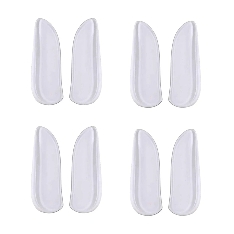 

Hot Kf-6 Pairs Medial & Lateral Heel Wedge Silicone Insoles - Corrective Adhesive Shoe Inserts For Foot Alignment, Knock Pain