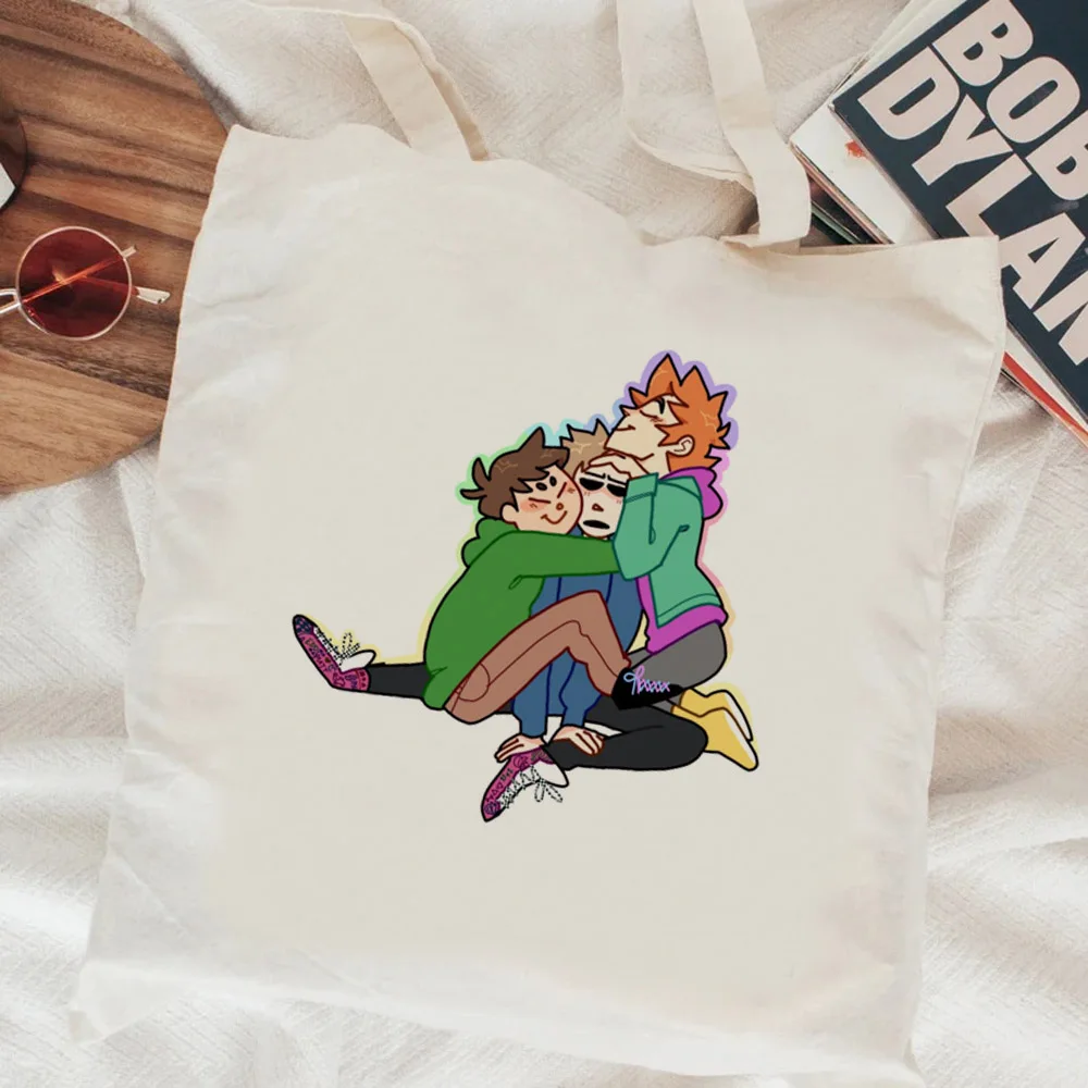 Eddsworld-eco shopping bag, feito de lona, para compras