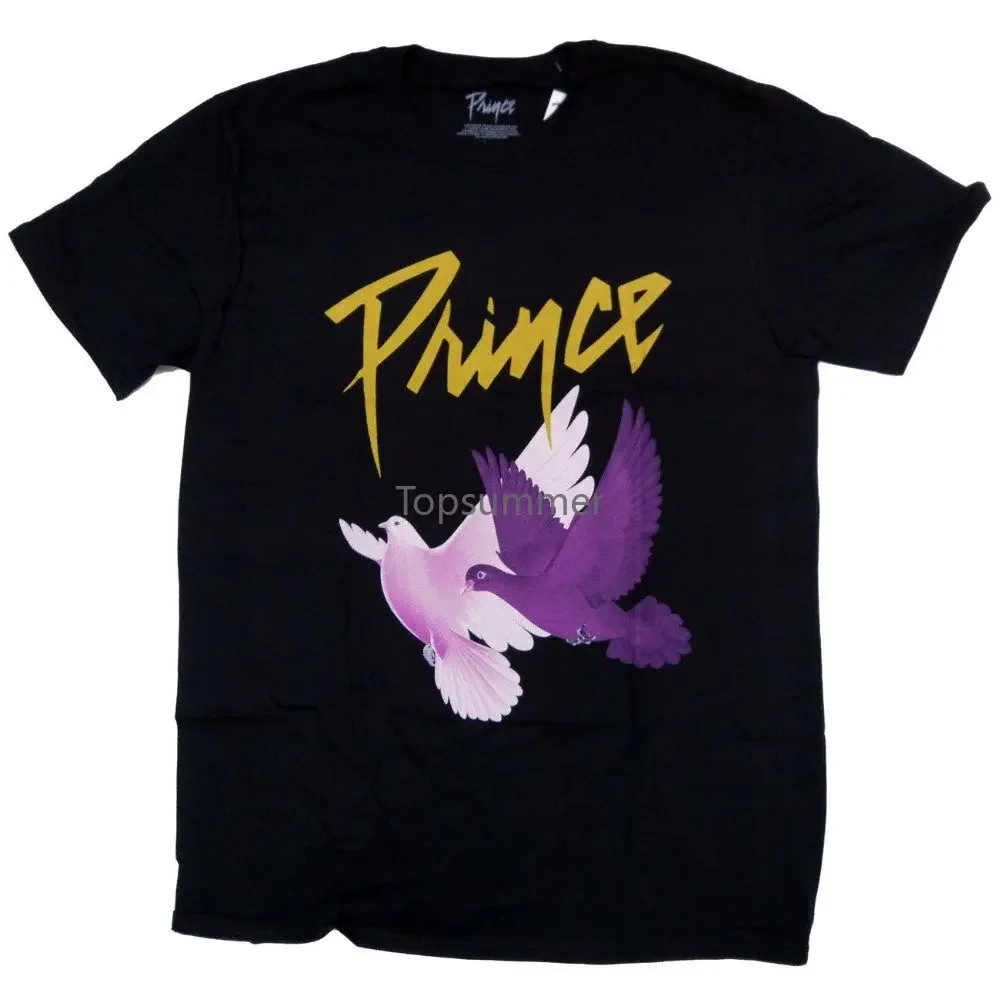 Prince T Shirt When Doves Cry 84 Tour Design Mens T Shirts Fashion 2019 Rude Top Tee Round Neck Printing Shirt