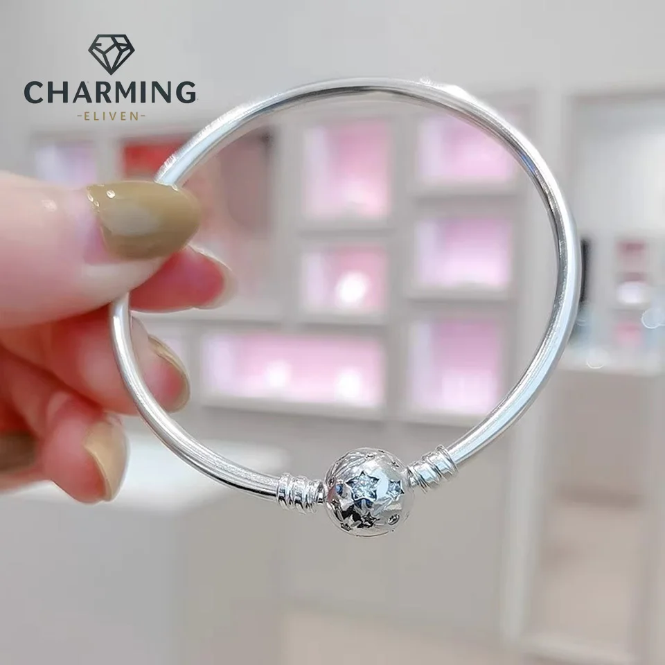 

ОЧАРОВАТЕЛЬНЫЕ ювелирные изделия Moments, стерлинговое серебро S925, Galaxy Star, кластерные браслеты, женские браслеты, подарок для подруги, легкая роскошь