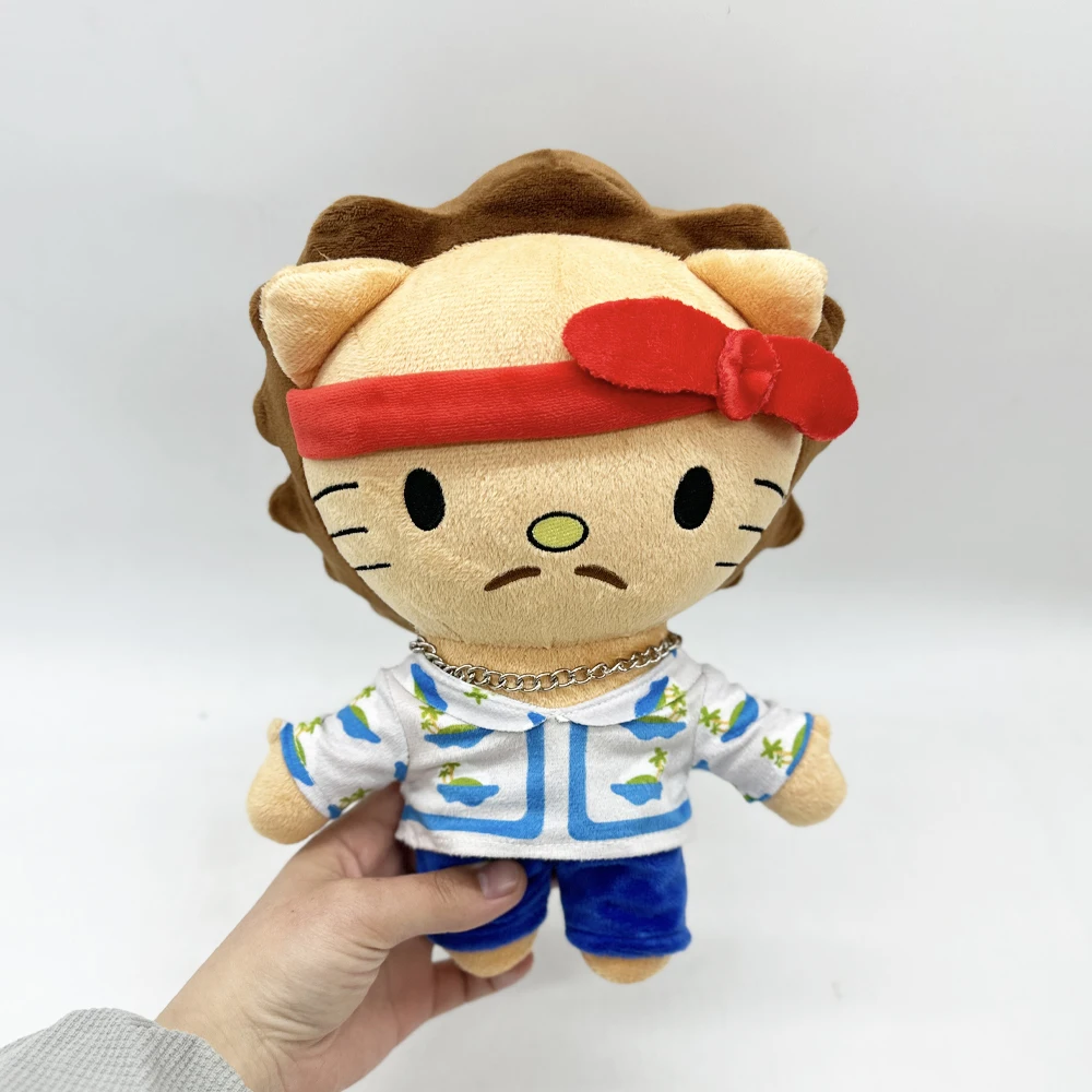 Bruno Mars Cosplay Hello Kitty Rapper Gambar Mainan Boneka Mewah Penggemar Mengumpulkan Hadiah Mainan Mewah