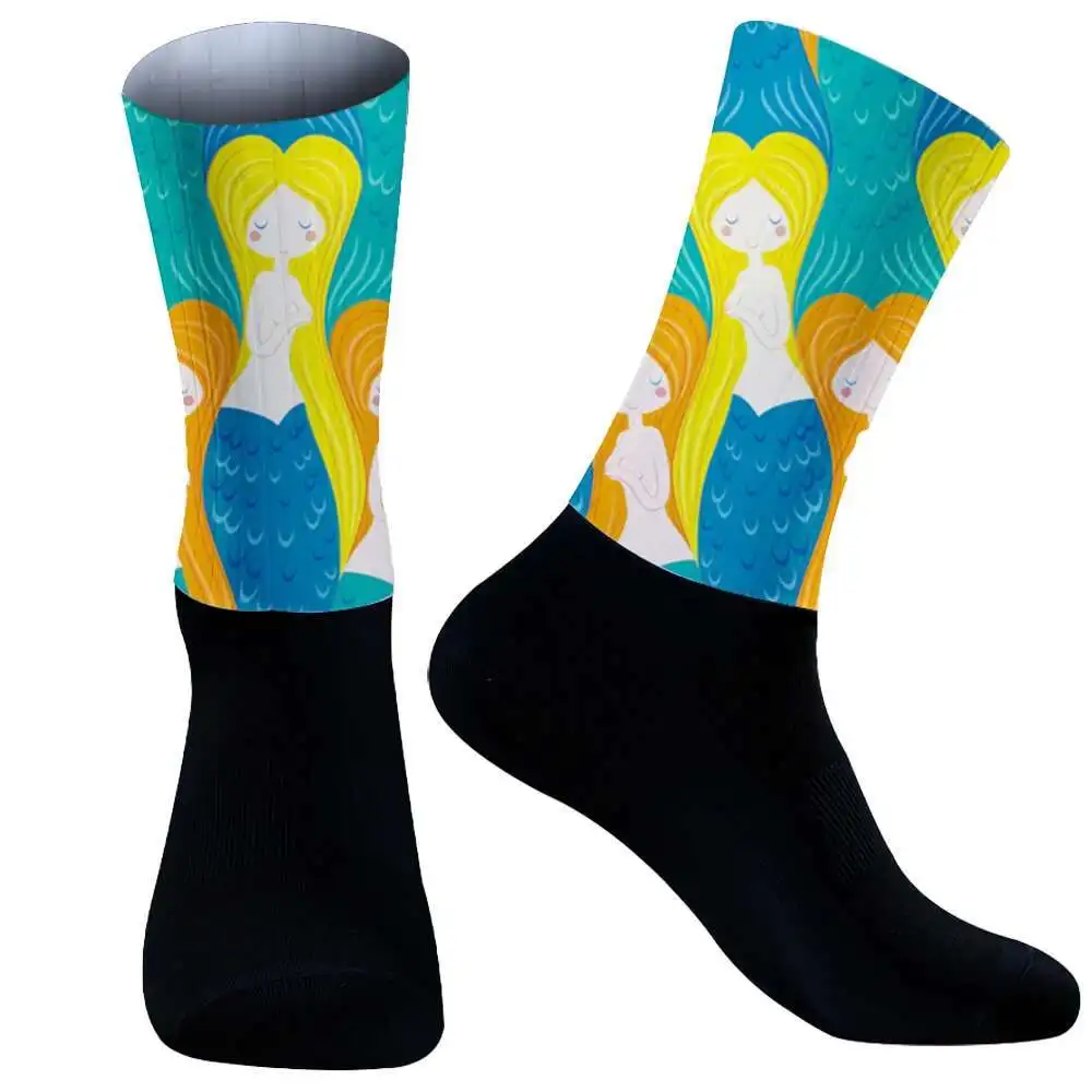 

Men And Women Street Sports Socks Racing Cycling Socks Anti Slip Professional Bike Socks Bicycle Compression Sport Sock