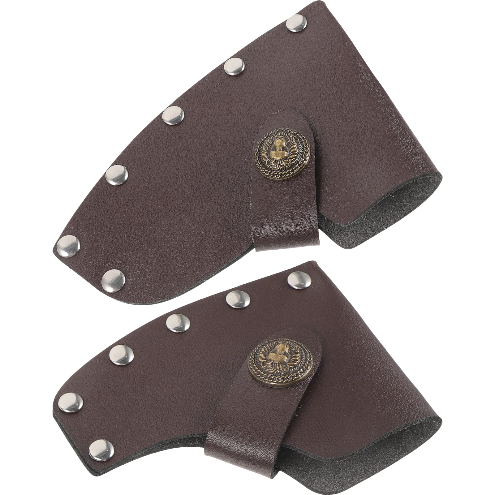 

2Pcs Axe Hatchet Sheath Cover Camping Outdoor Protective Storage Enlarged Design Hand Hatchet Supply Tool