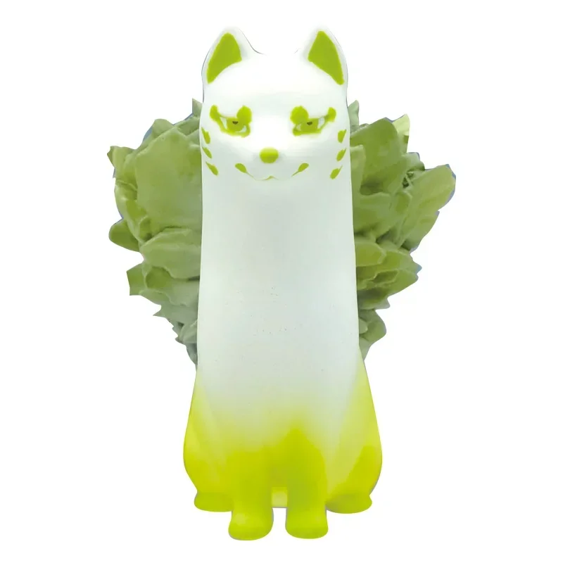 Original QUALIA Kawaii Gashapon Capsule Toy Vegetable Fairy Carrot Pig Fox Cabbage Dog Figurine For Kids Gift