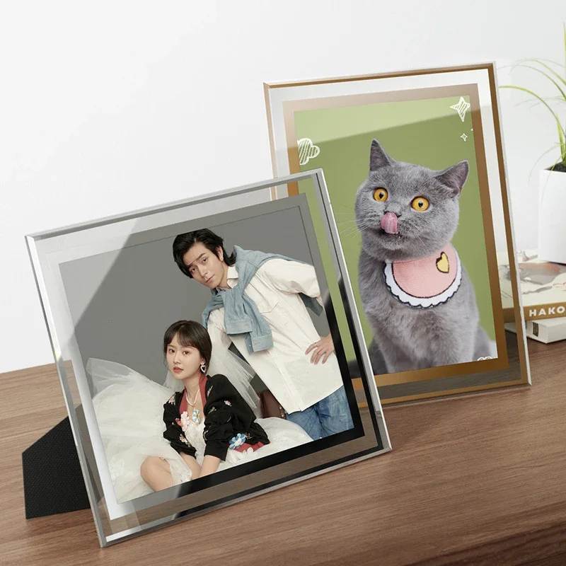 Cadre d'affichage de certificat transparent, porte-prix en verre pour les honneurs et documents, cadre d'affiche photo mn, 7