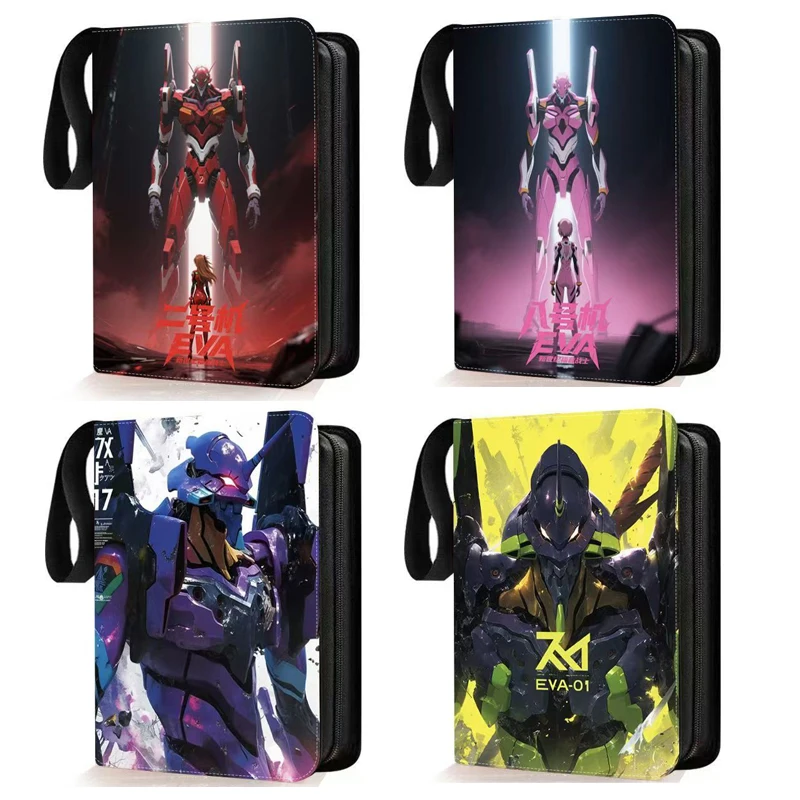 

Альбом-папка для карточек EVA (400/900 шт.) по аниме Neon Genesis Evangelion, на молнии, для коллекций, держатель для карточек, игрушка, подарок