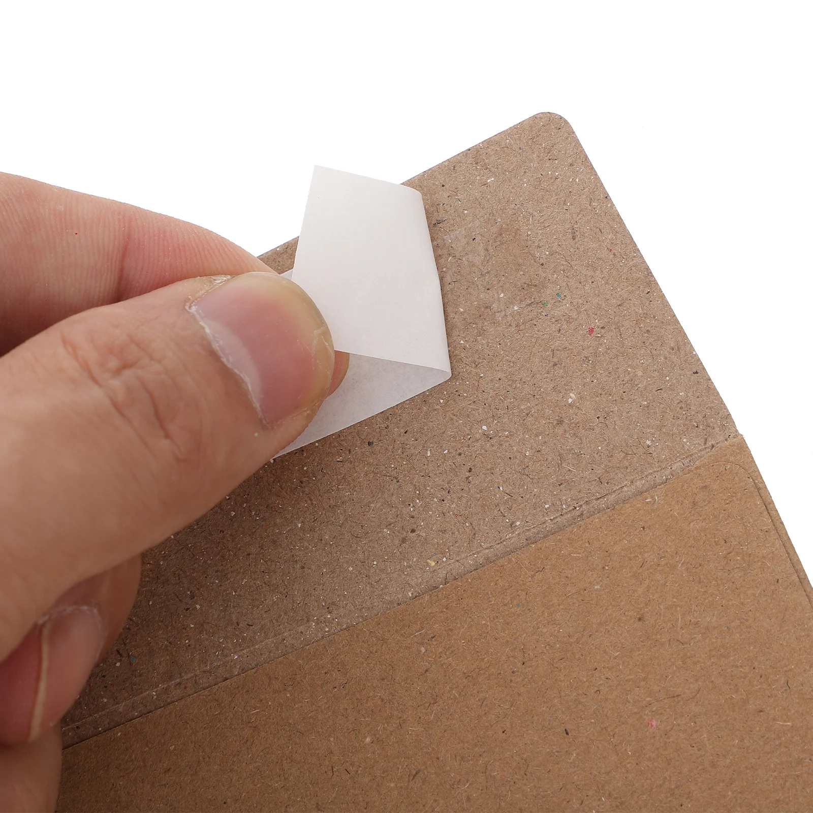 

100Pcs Kraft Paper Envelopes Solid -Sealing for Invitations Business Letters Greeting Cards Stationery