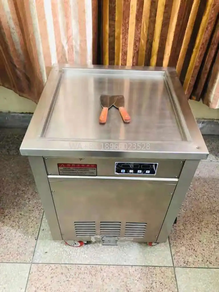 

Таиланд машина для мороженого Fried Rolls хорошего качества машина для жареного мороженого с плоской сковородой машина для мороженого