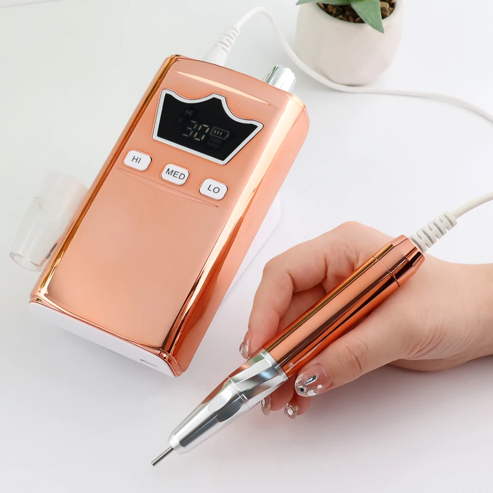 Type-C USB Charging Smart Ultra Smooth Brushless Motor High Quality Factory Price Efile Nail Drill Machine for Salon Supply