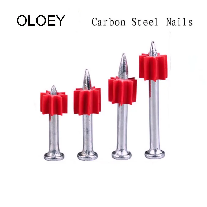 50 PCS Hard Cement Wall Steel Nails, High-Strength Shot Nails, Hardened Advertising Nails