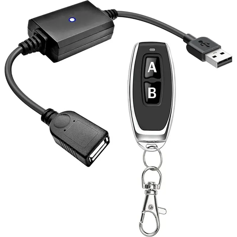 A60zwireless Remote Control Switch DC5V USB 433Mhz RF Drive Switch LED Light Mini Motor Bar Reading Light Fanmay