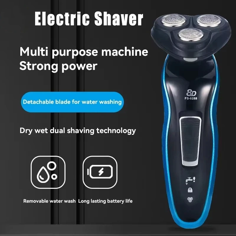 

Мужская бритва Xiaomi 3-в-1, моющаяся, безболезненная, ультратонкая, с тремя лезвиями, беспроводная перезаряжаемая бритва для влажной и сухой уборки волос в носу