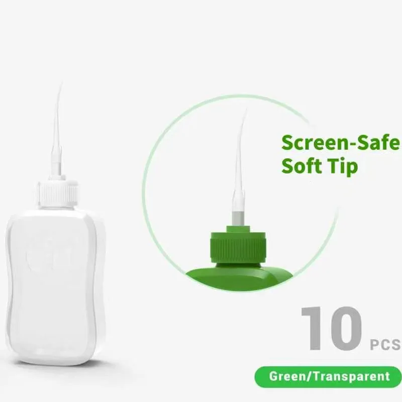 2UUL CL51/CL52 Scratch-Resistant Screen Bottle Soft Tip Solvent Bottle 50ml for Alcohol Frame Glue Removal Mobile Phone Repair