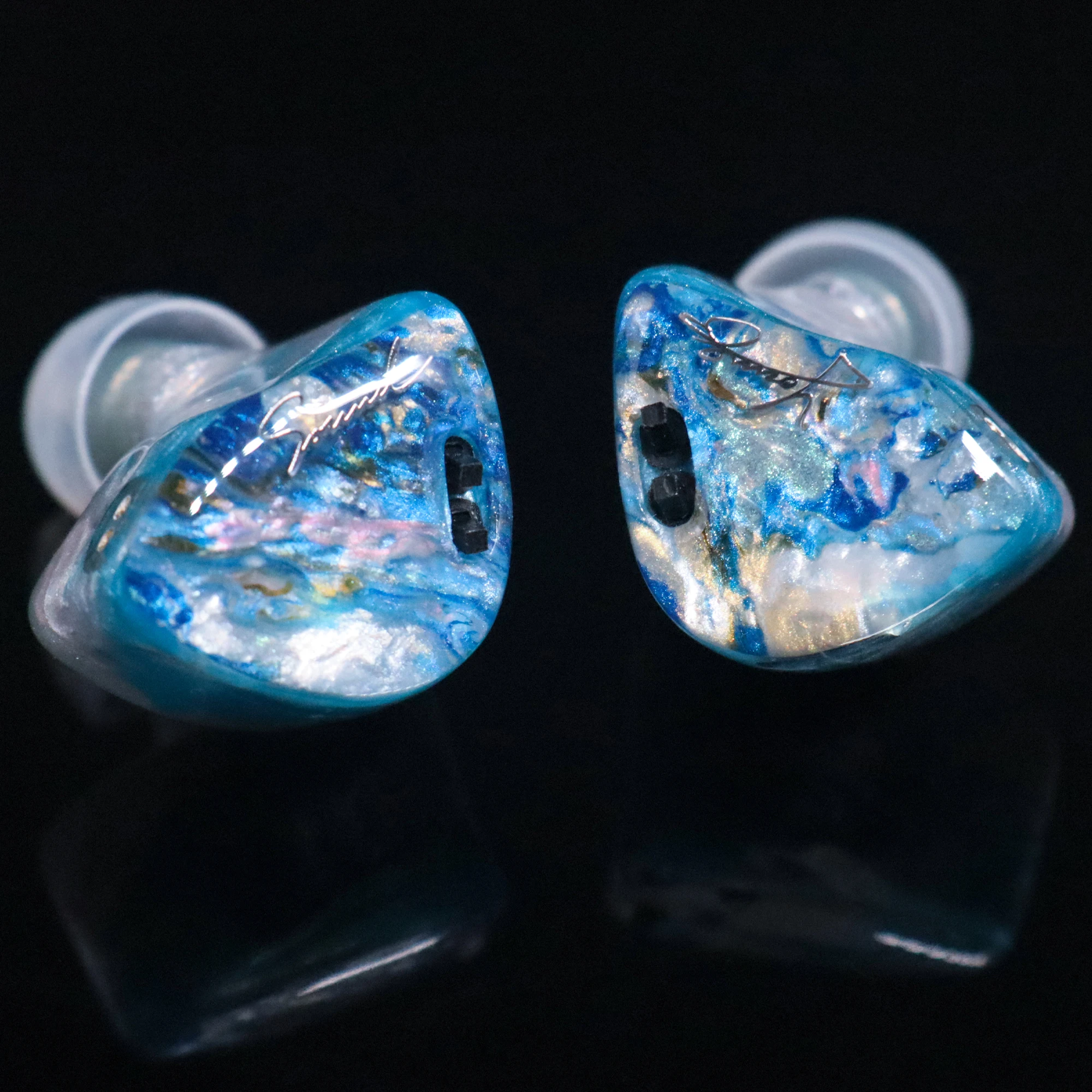 YOUNG SONG TIZZA 2DD+6BA+6EST+2 Bone Condution Hybrid iAM Switch Hifi Music Monitor Audiophiles Musicians Bass Earphones 0.78mm