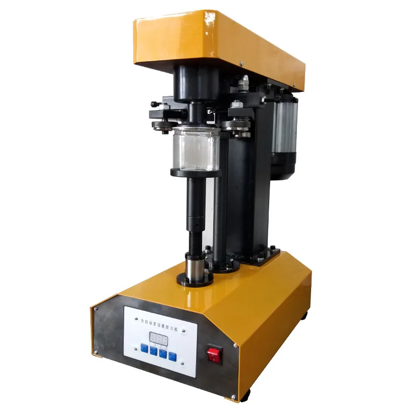 Automatic cans sealing machine with Digital control panel Electric Tin Sealer food beer plastic Seamer Tinplate Can Sealer
