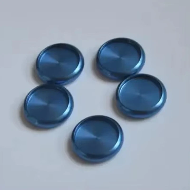 6pcs 38mm Book Binding Supplies Aluminum Binding Discs Mushroom Hole Binder with Metal Disc Binding Loose-leaf Ring Buckle