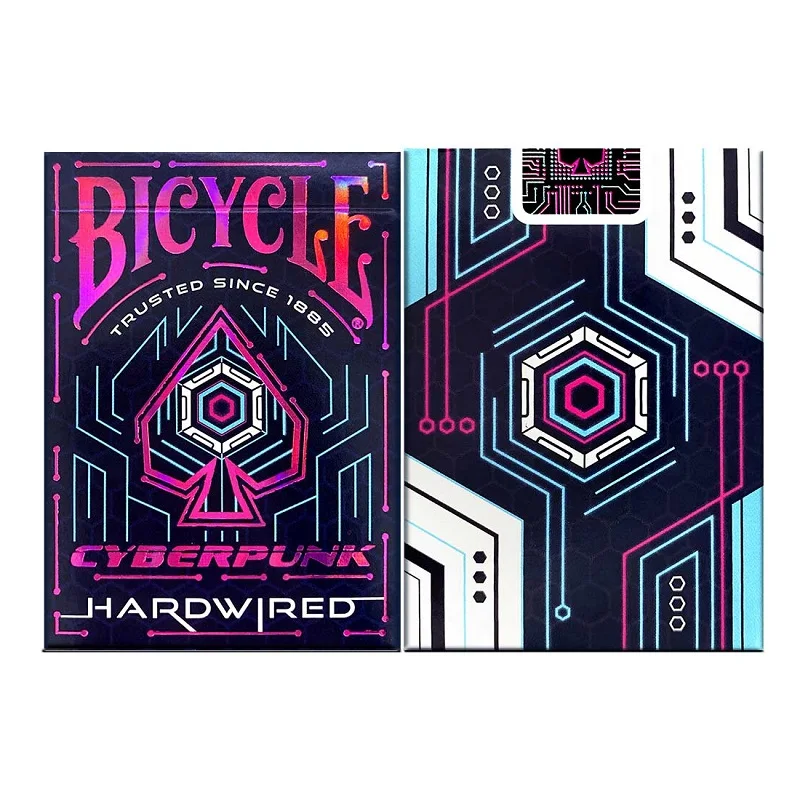 Bicycle Hardwired Playing Cards Cyberpunk Deck Card Games Magic Tricks for Magician