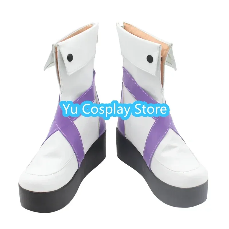 Proyecto de juego Sekai Tenma Tsukasa, zapatos de Cosplay de cuero PU, botas para fiesta de Halloween, accesorios de Cosplay hechos a medida