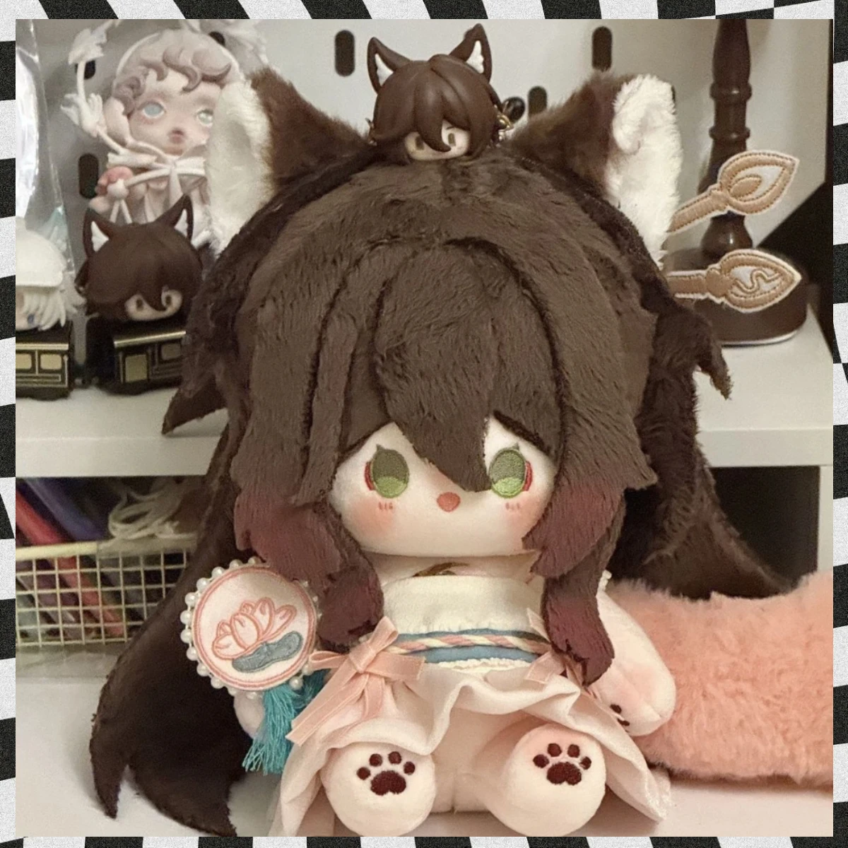 

20 см кукла Tingyun Honkai: Star Rail, аниме, плюшевая кукла, мягкая одежда для тела, кавайная фигурка, плюшевые игрушки на Рождество