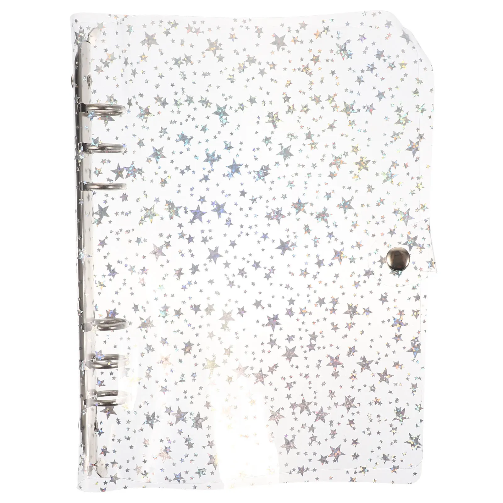 

Binder Notebook Cover High-Grade PVC Lovely Translucent Scrapbook Shell Office School Supplies Decorative Loose-Leaf