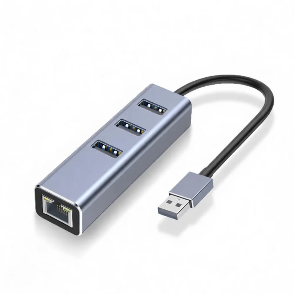 USB To RJ45 Ethernet Adapter Gigabit Network Lan Card For Laptop Desktop Pc High Speed Wired Internet Connection Plug Play