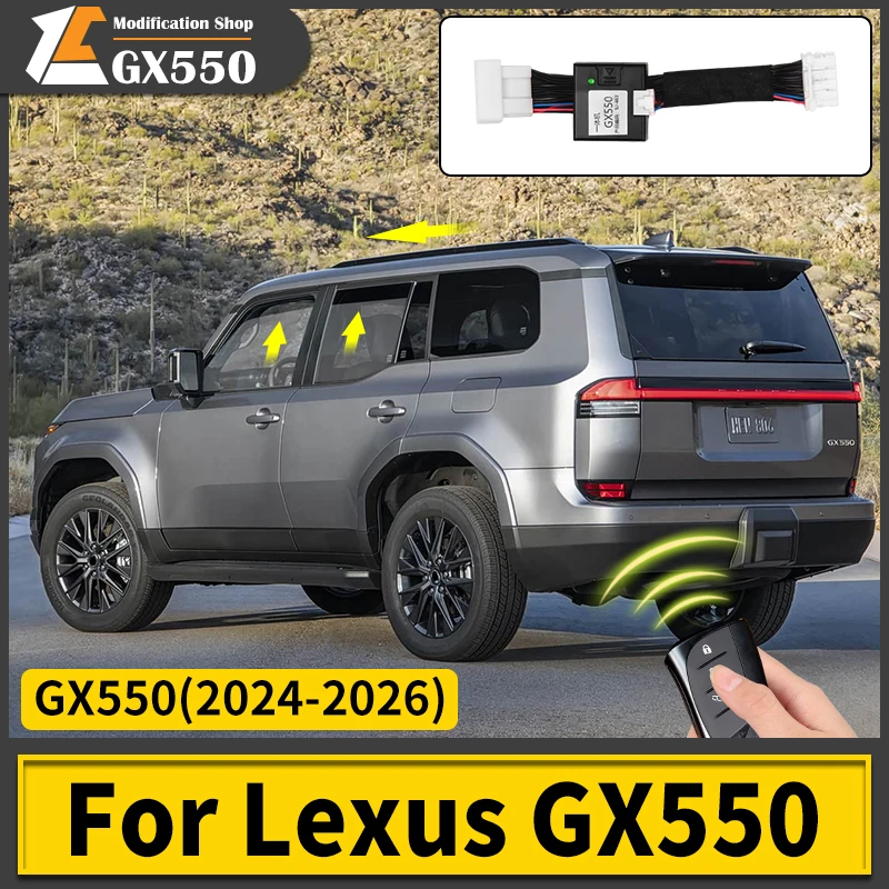 

Аксессуары для Toyota Lexus gx550 550, серия 2024, 2025, автоматический оконный подъемник одним щелчком мыши, обновление модификационных деталей, тюнинг